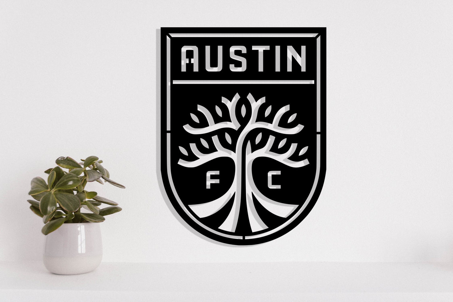 Austin FC Batch Shield Metal Laser Cut files