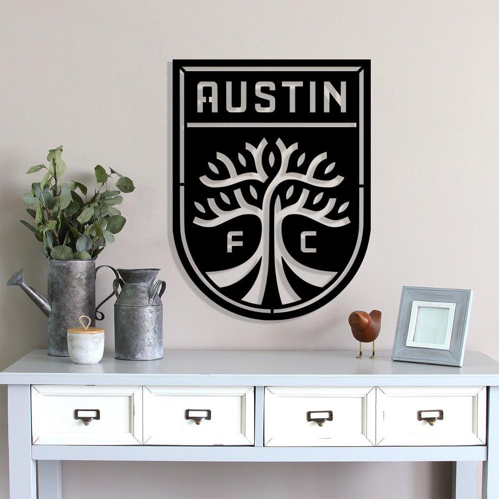 Austin FC Batch Shield Metal Laser Cut files