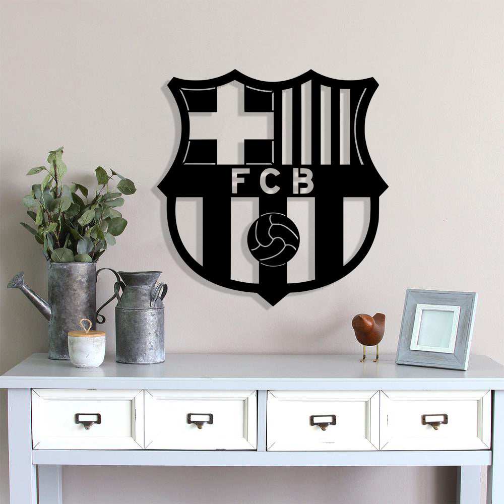 Barcelona FC Batch Shield Metal Laser Cut files