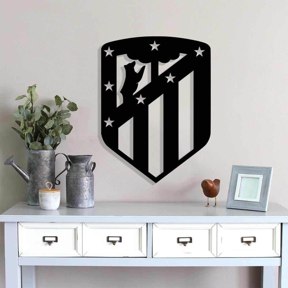 Atletico Madrid FC Batch Shield Metal Laser Cut files svg dxf ai png jpg pdf eps