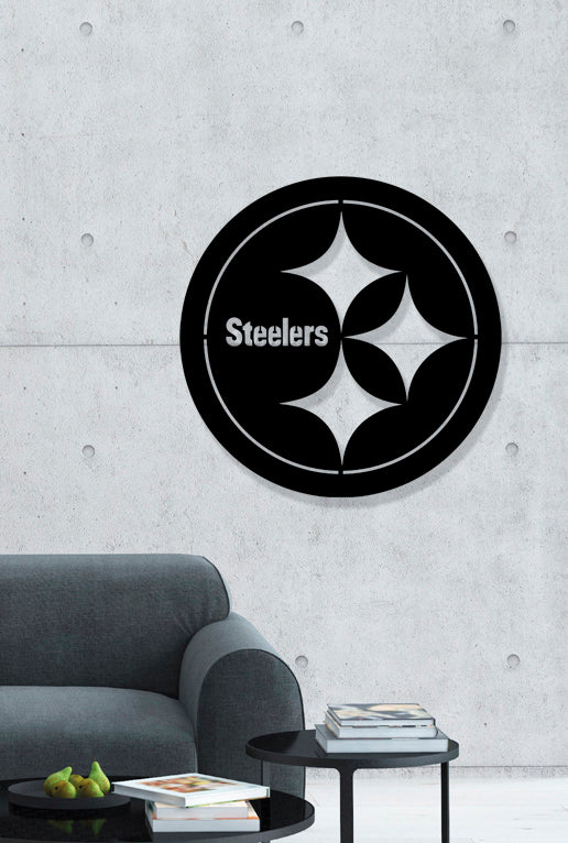 Pittsburgh Steelers Chiefs Badge Shield Laser Cut files svg dxf ai eps png jpg pdf
