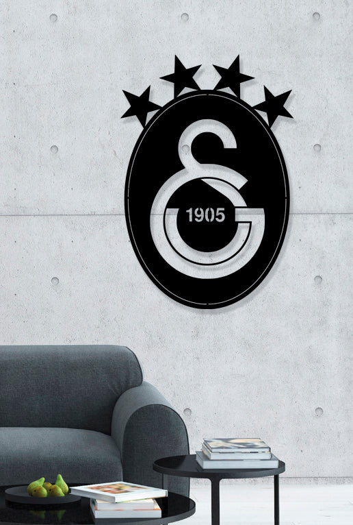 Galatasaray FC Batch Shield Metal Laser Cut files