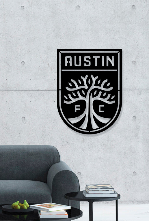 Austin FC Batch Shield Metal Laser Cut files