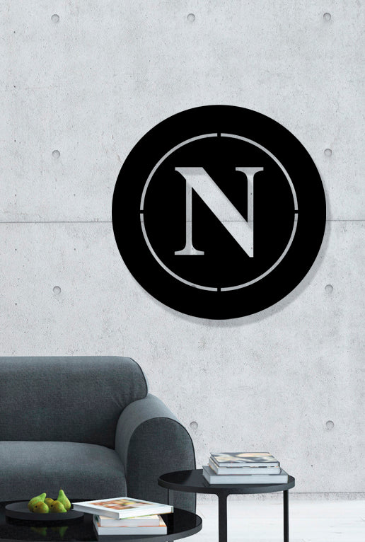 Napoli FC Batch Shield Metal Laser Cut files svg dxf jpg png pdf ai eps