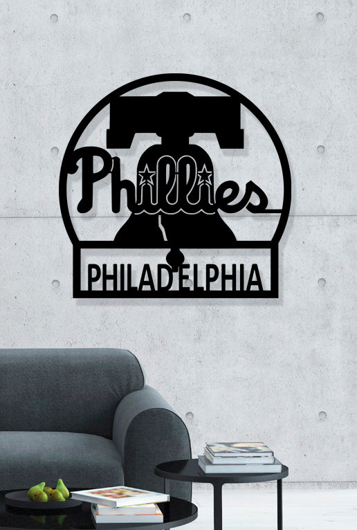 Philadelphia Phillies Badge Shield Metal Laser Cut file svg dxf ai png jpg pdf eps