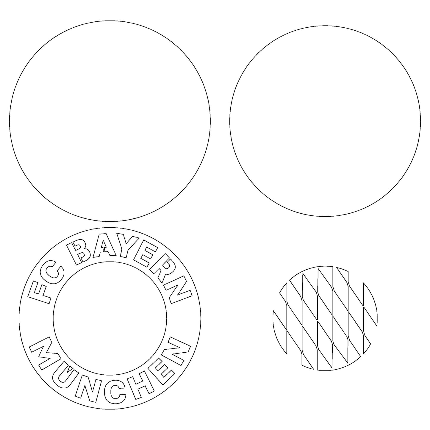 Bayern Munich FC Layered Laser Cut files