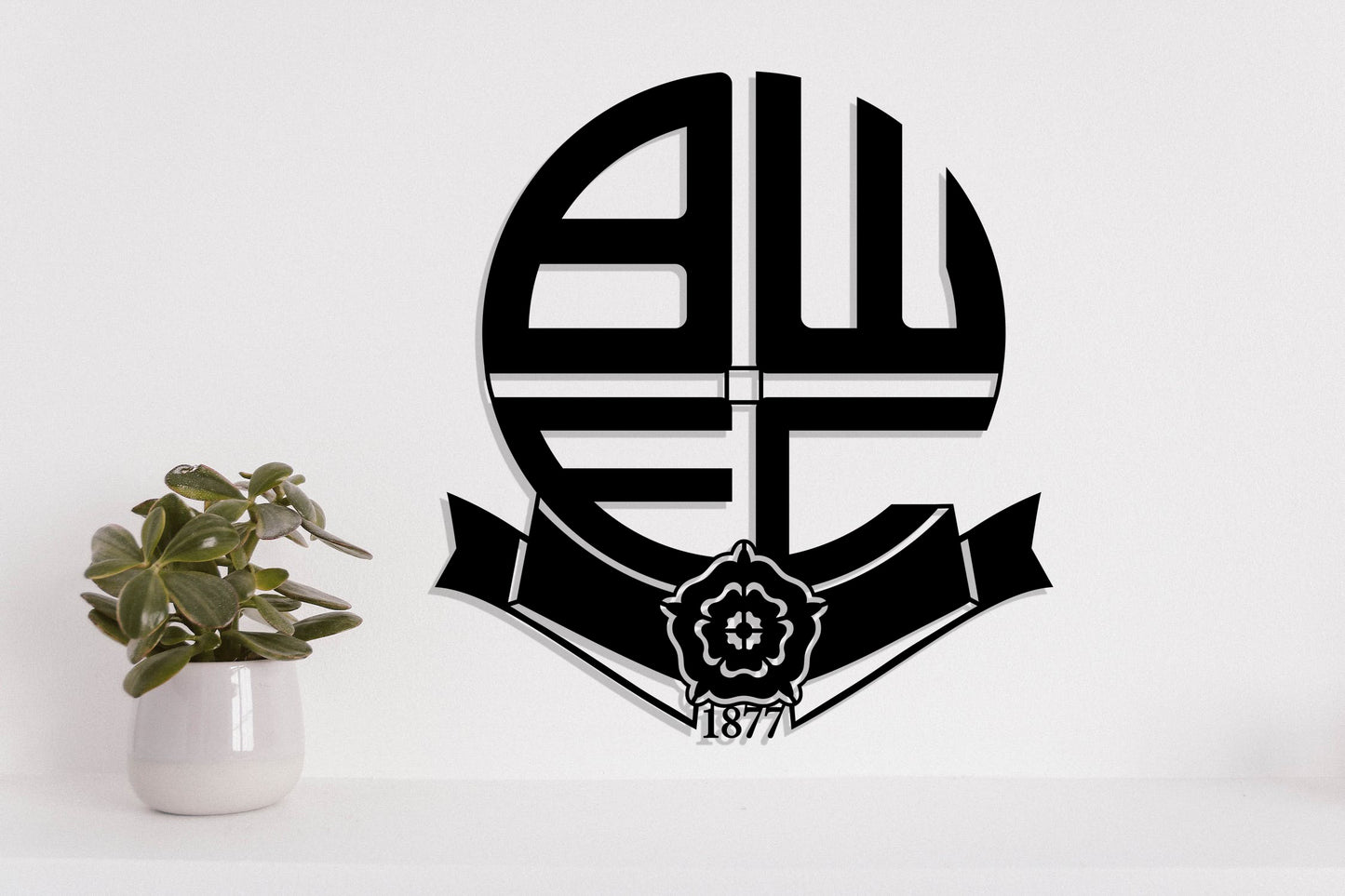 Bolton Wanderers FC Batch Shield Metal Laser Cut files svg dxg jpg png pdf ai eps