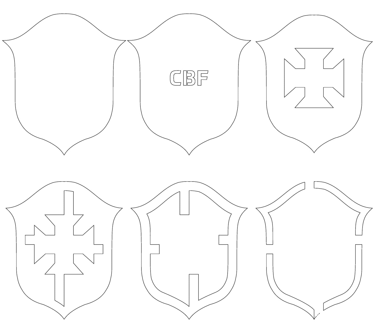 Brasil National Football Team Multi Layer Laser Cut files ai png svg dxf