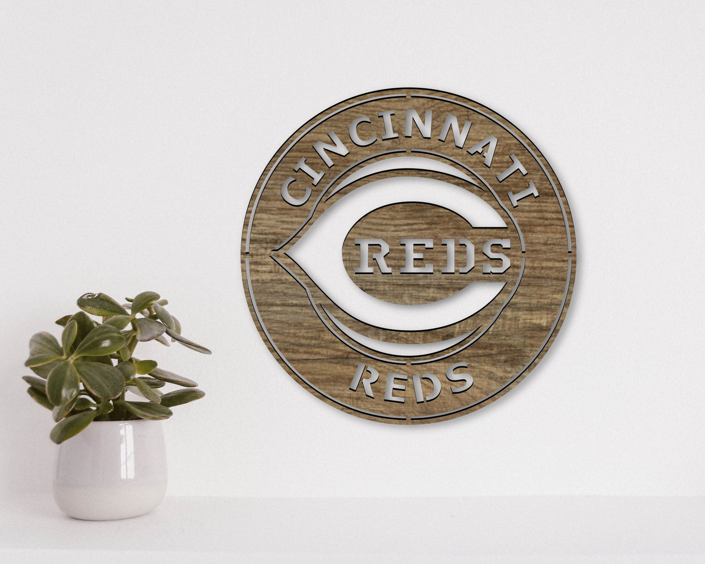 Cincinnati Reds MLB Teams Designed Logo Badge Shield Laser Cut files svg dxf ai png jpg pdf eps