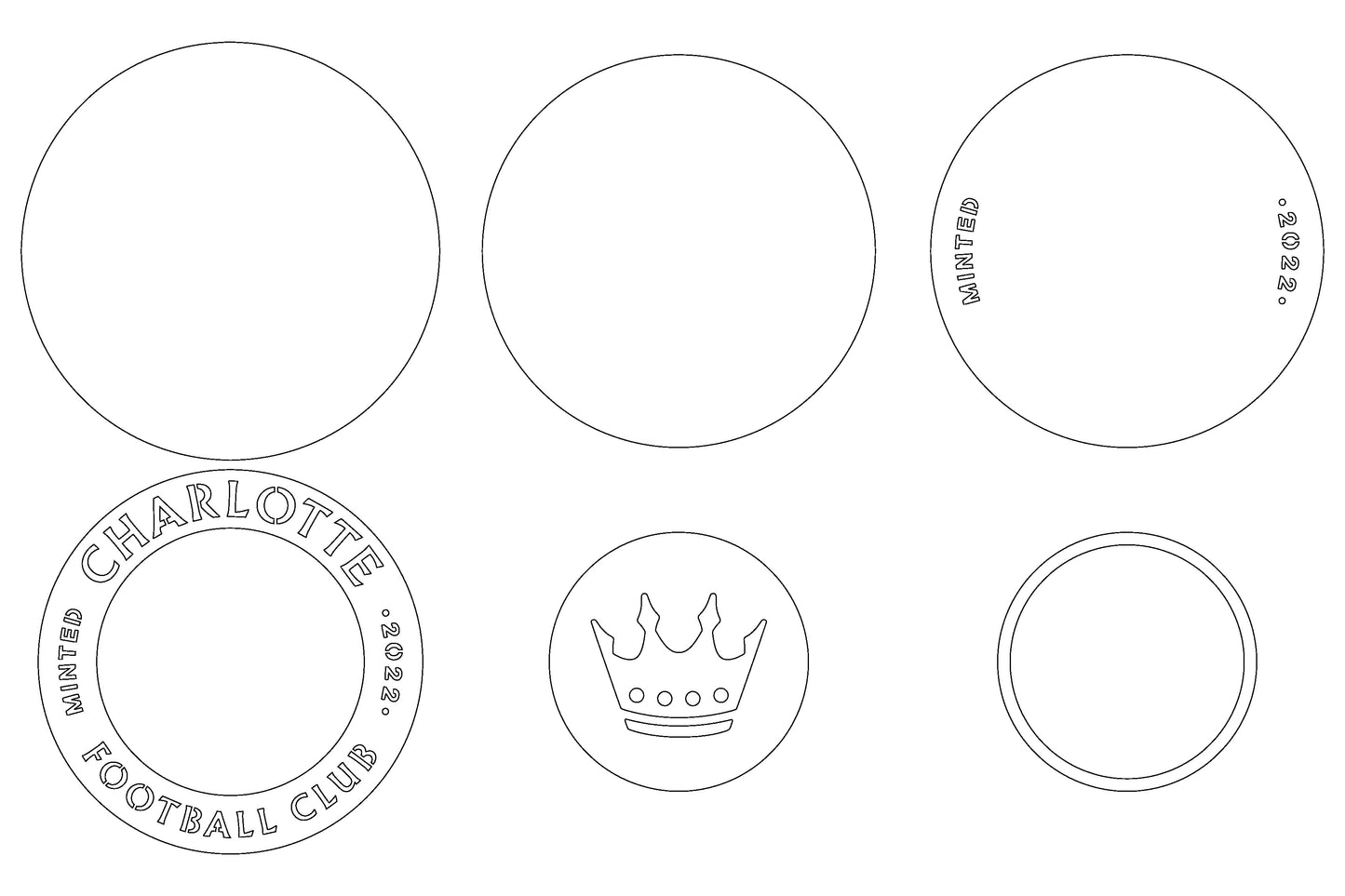 Charlotte FC Layered Laser Cut files