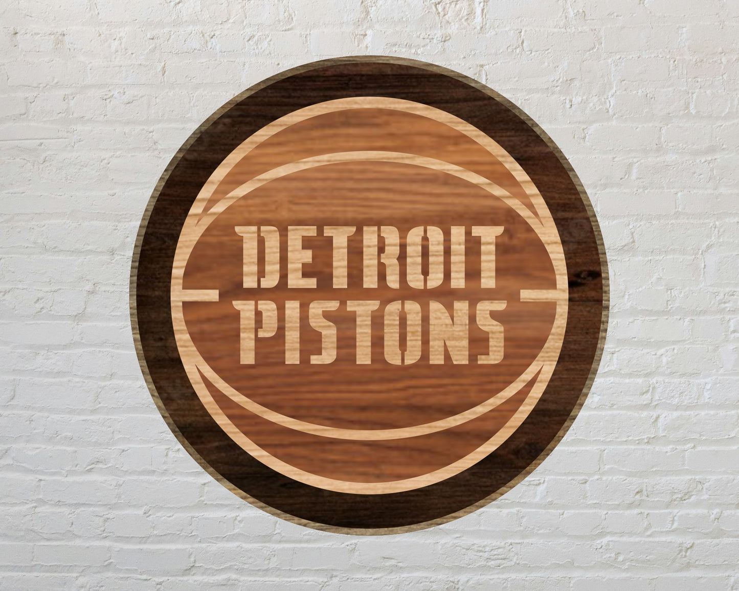 Detroit Pistons Multi Layer Laser Cut files svg dxf ai png