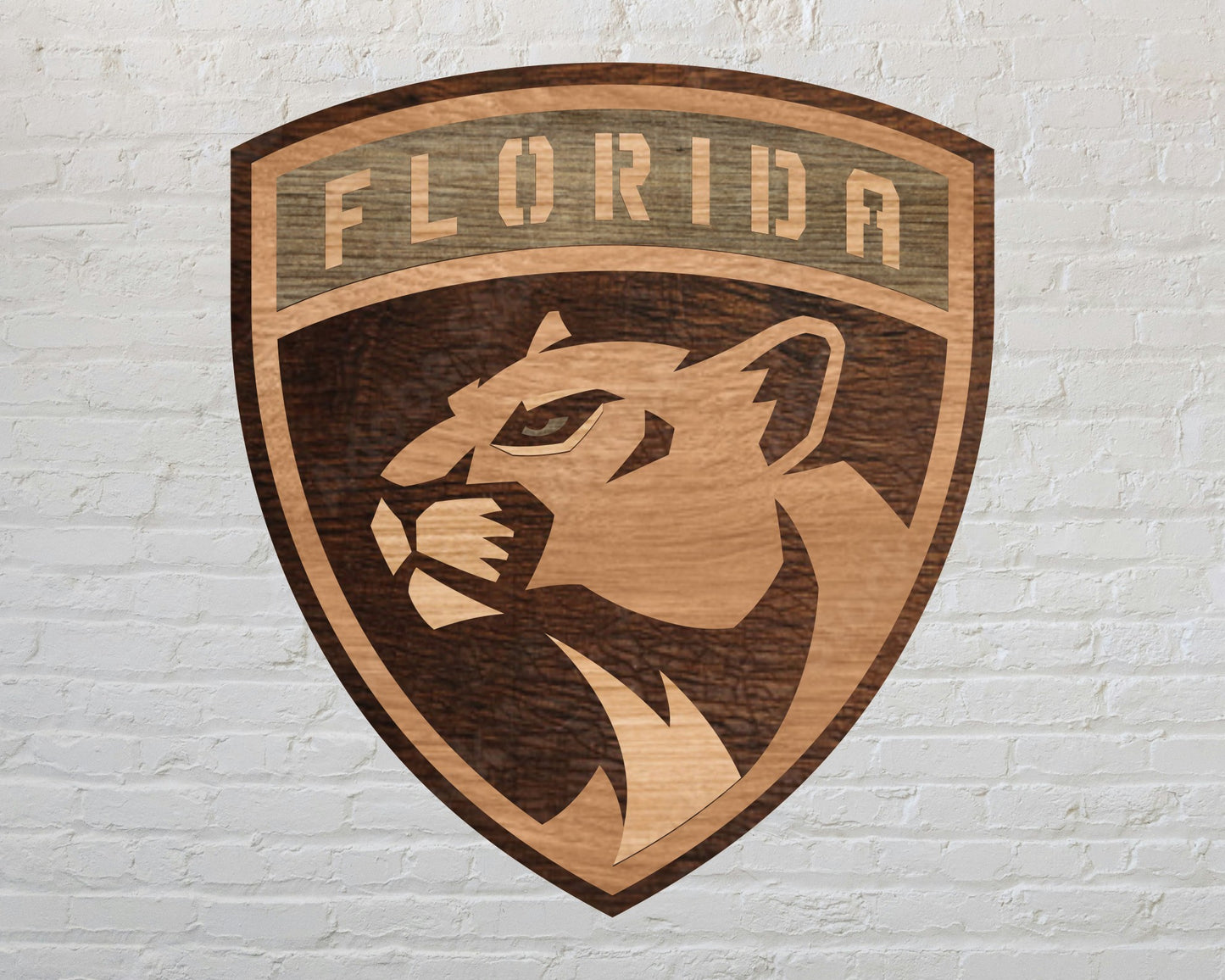 Florida Panthers Multi Layer Laser Cut files svg dxf ai png