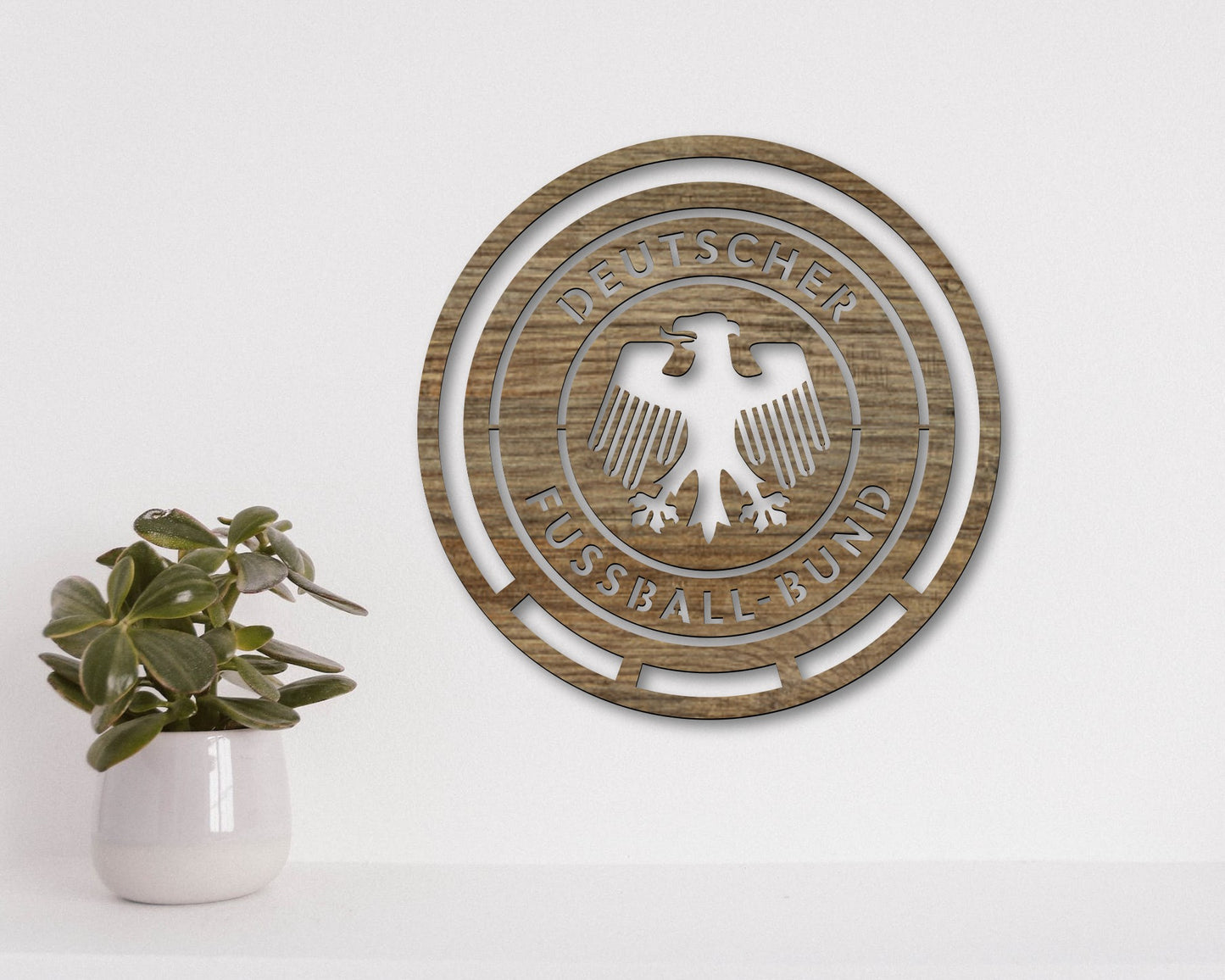 Germany National Football Team Badge Shield Metal Laser Cut files svg dxf ai png jpg pdf eps