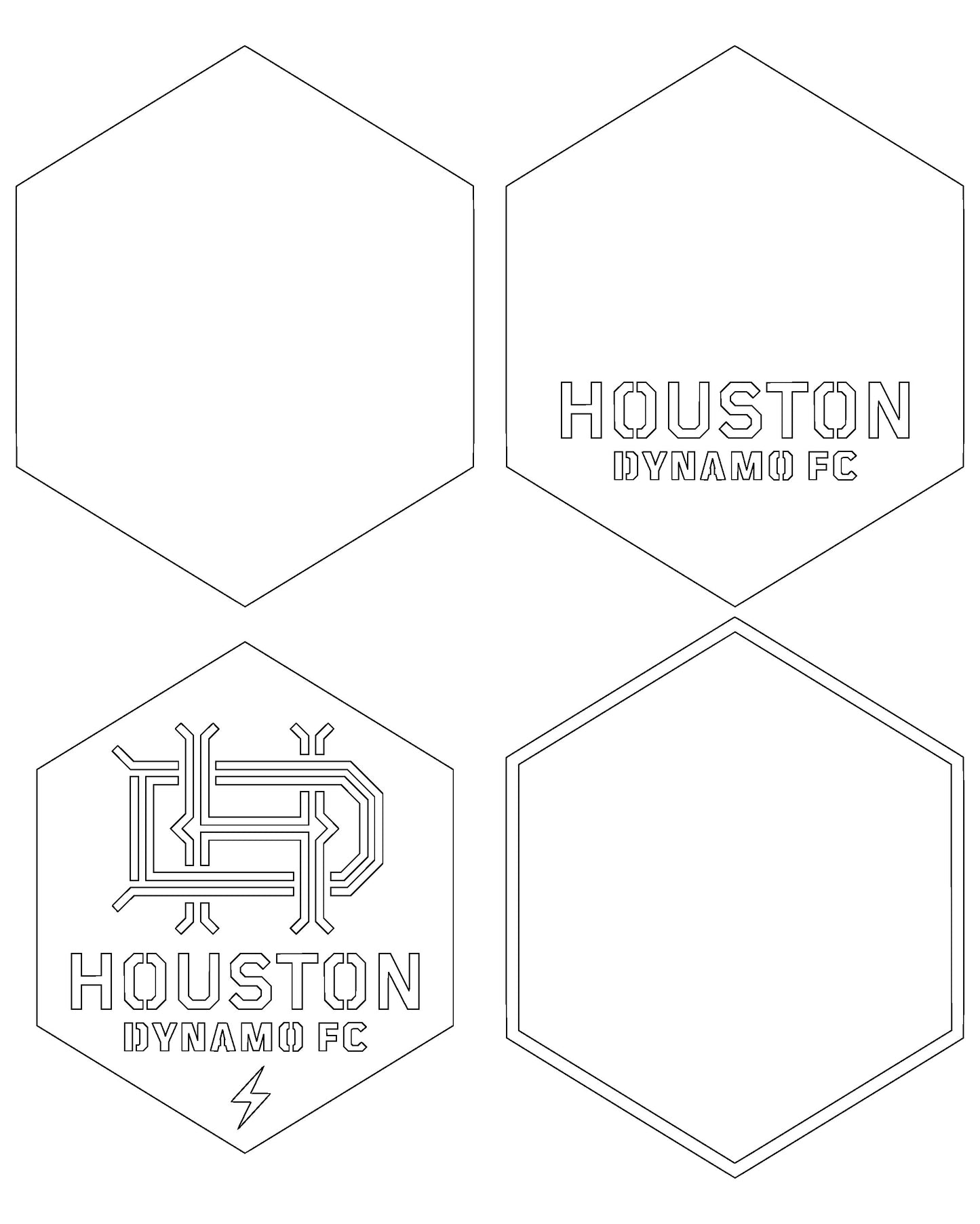 Houston Dynamo FC Layered Laser Cut files