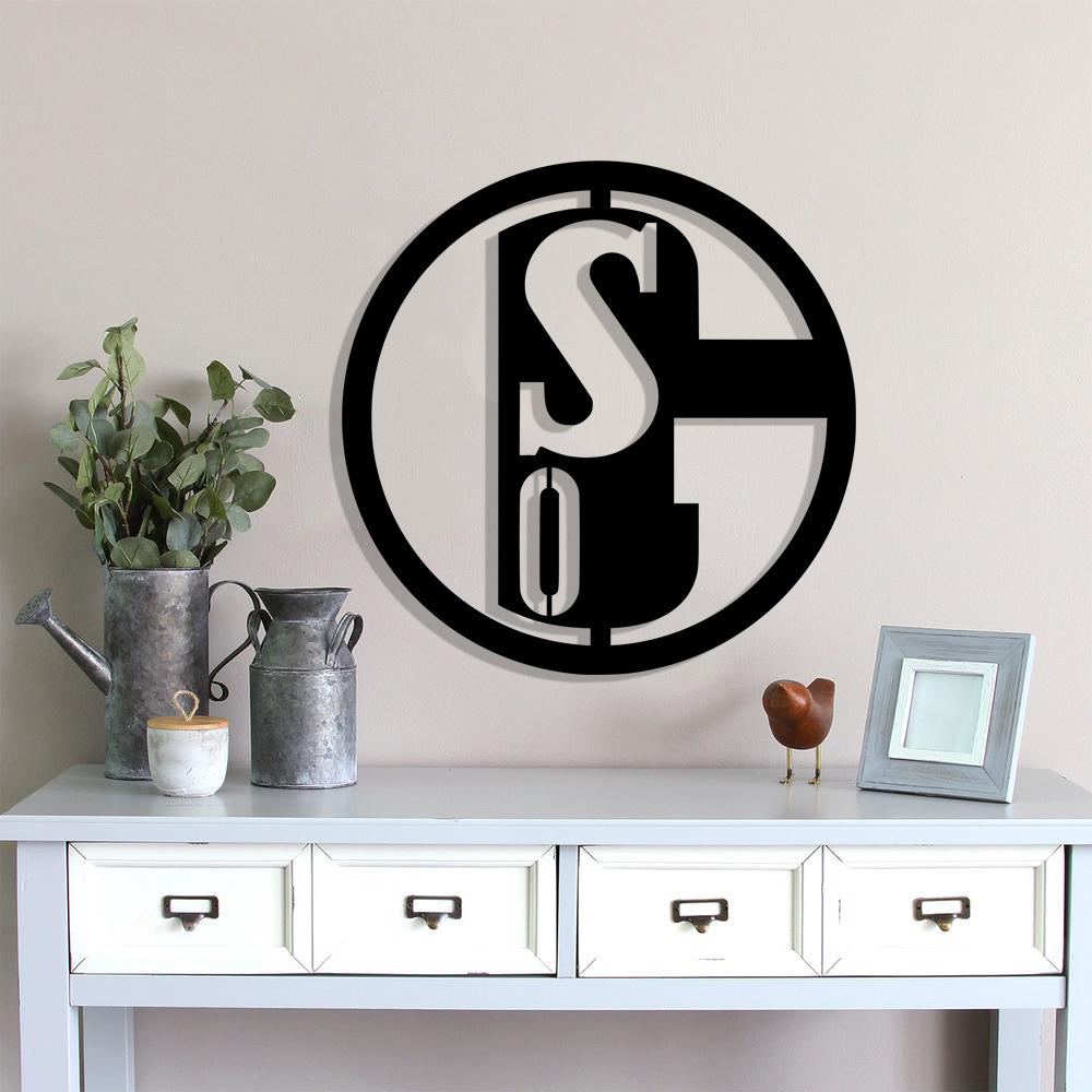 Schalke 04 FC Batch Shield Metal Laser Cut files svg dxg jpg png pdf ai eps