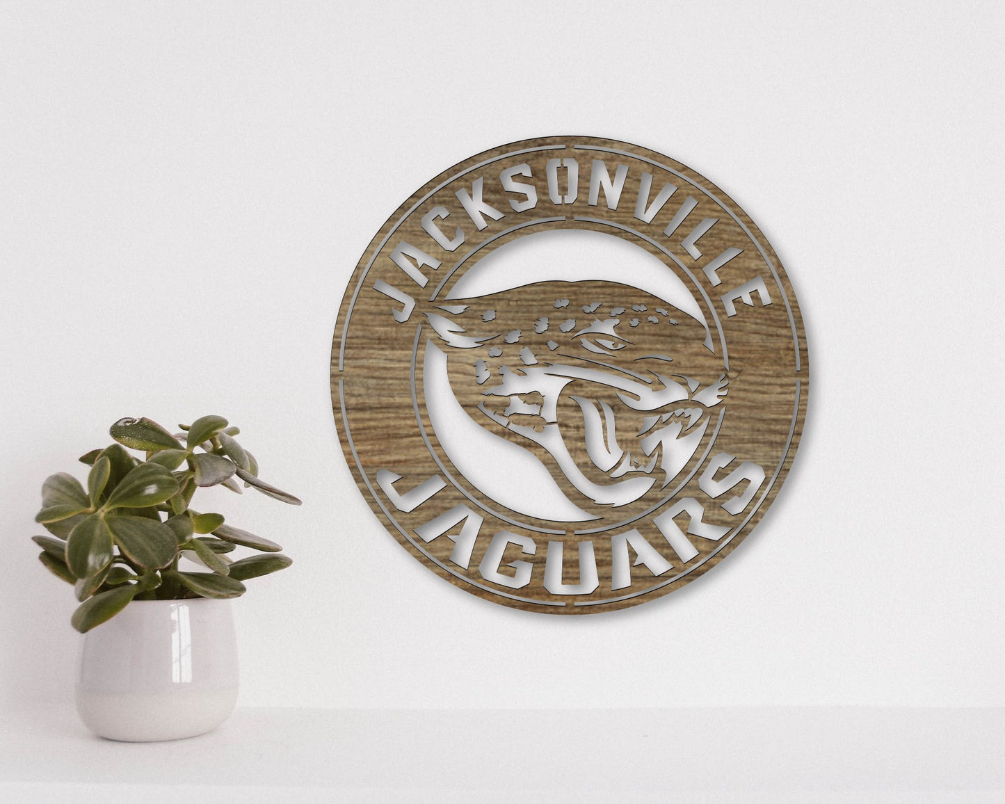 Jacksonville Jaguars Badge Shield Laser Cut files svg dxf ai eps png jpg pdf