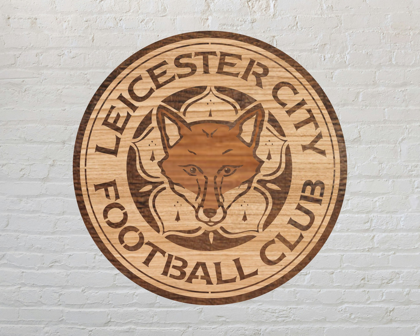 Leicester City Multi Layer Laser Cut files svg dxf ai png