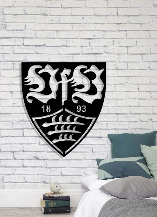 Stuttgart FC Batch Shield Metal Laser Cut files svg dxg jpg png pdf ai eps