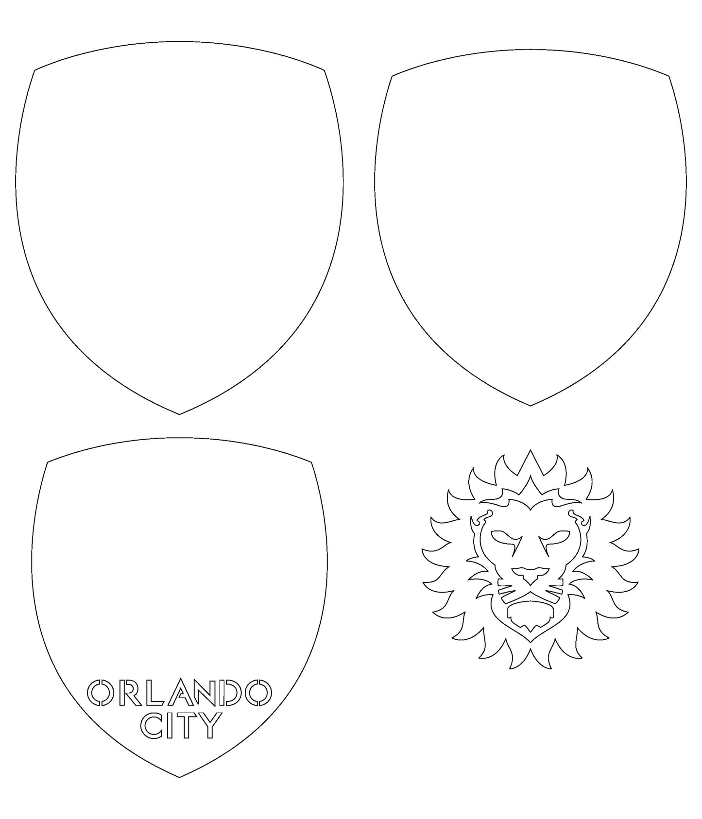 Orlando City SC Layered Laser Cut files