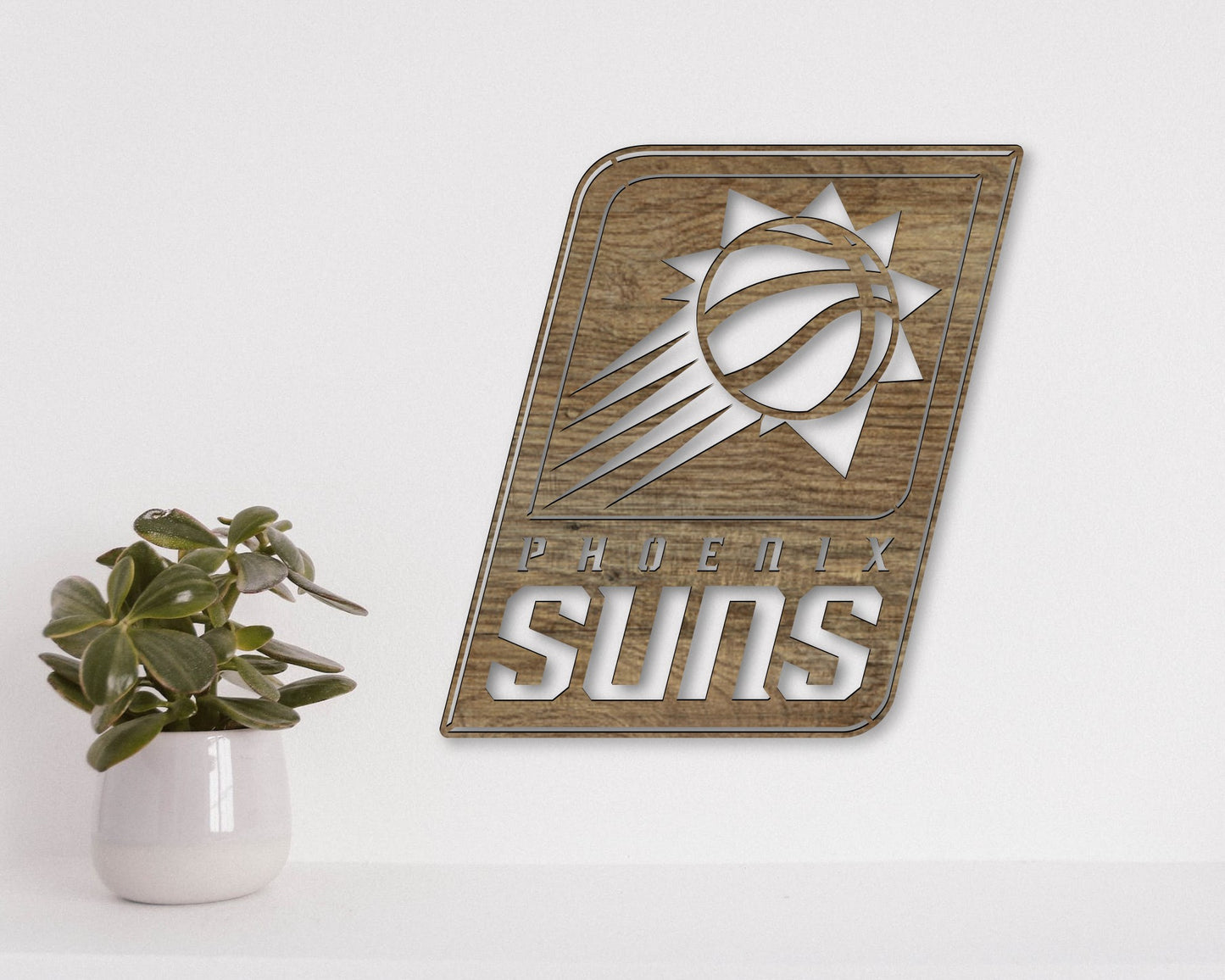 Phoenix Suns NBA Teams Designed Logo Badge Shield Metal Laser Cut files svg dxf ai png jpg pdf eps