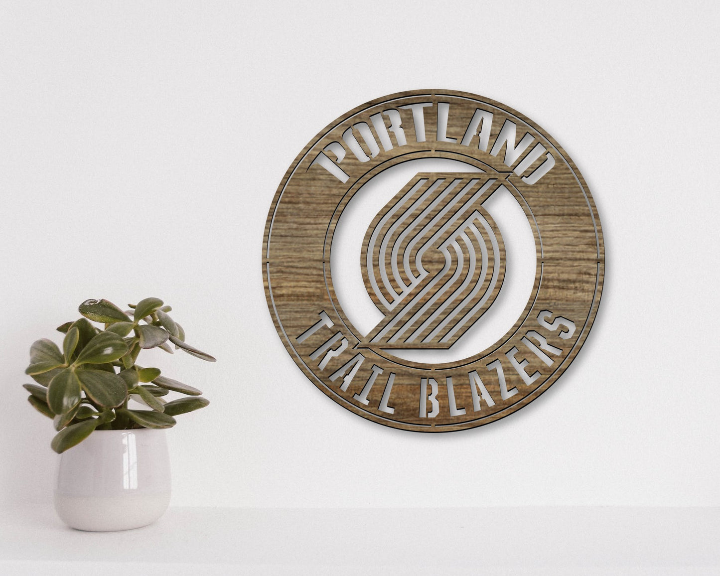 Portland Trail Blazers NBA Teams Designed Logo Badge Shield Metal Laser Cut files svg dxf ai png jpg pdf eps