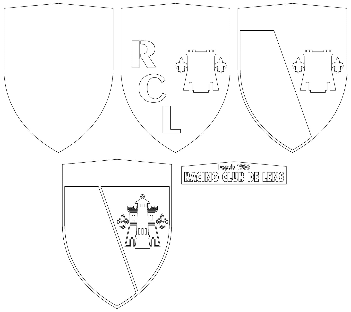 RC Lens FC Layered Laser Cut files