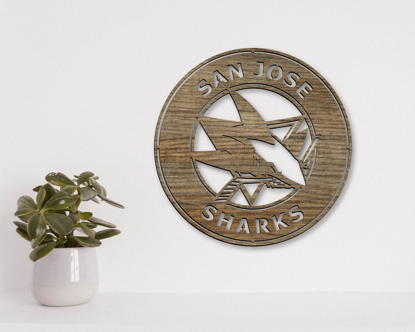 San Jose Sharks NHL Teams Designed Logo Badge Shield Metal Laser Cut files svg dxf ai png jpg pdf eps