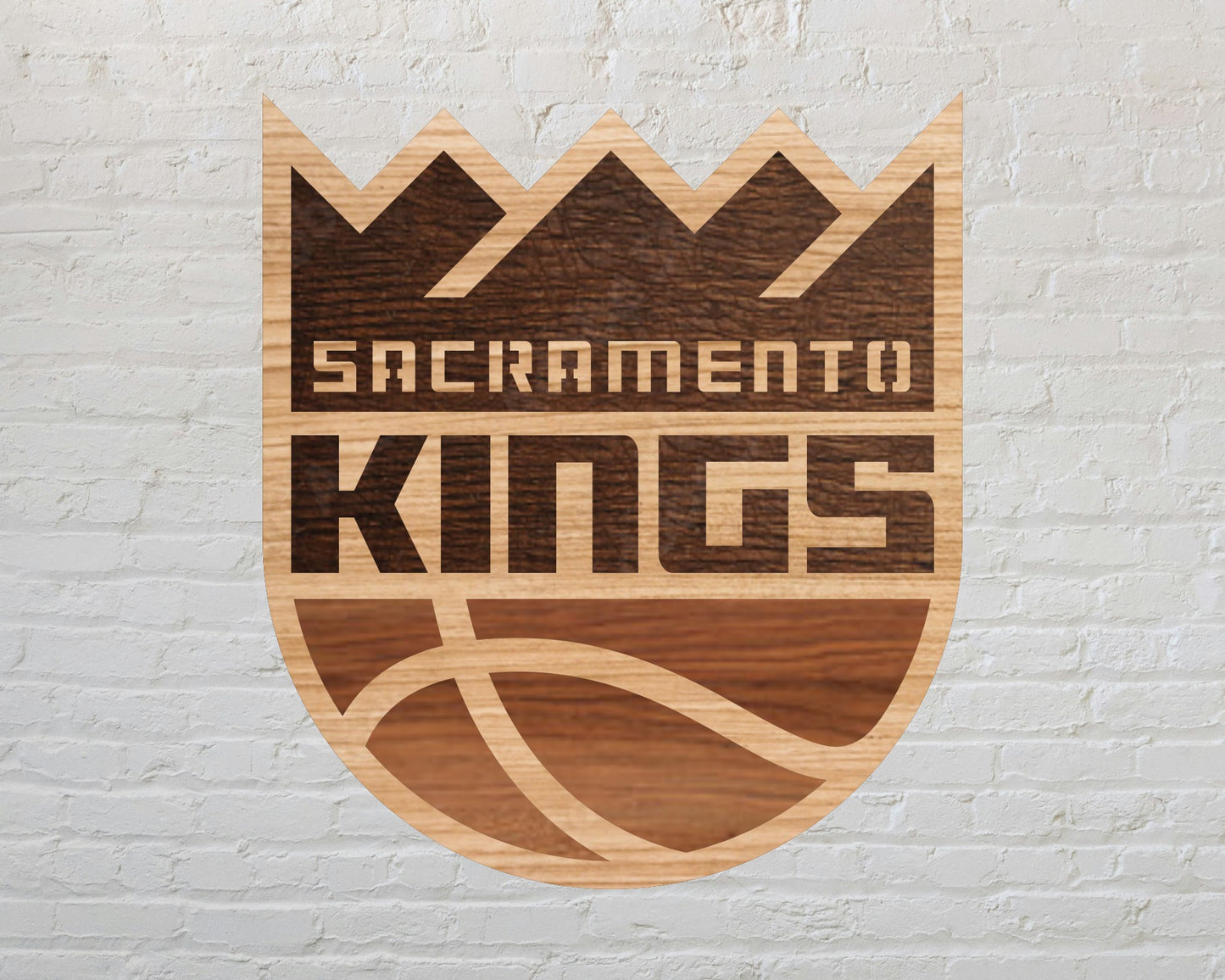 Sacramento Kings Multi Layer Laser Cut files svg dxf ai png