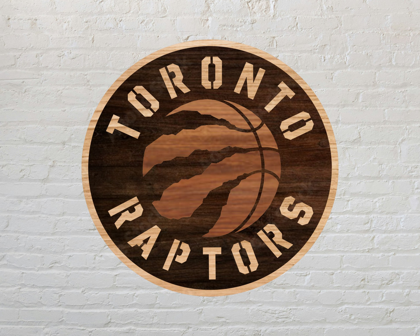Toronto Raptors Multi Layer Laser Cut files svg dxf ai png
