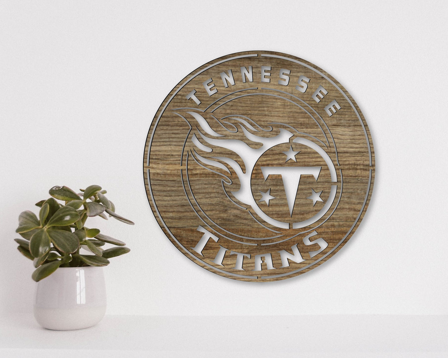 Tennessee Titans Badge Shield Laser Cut files svg dxf ai eps png jpg pdf