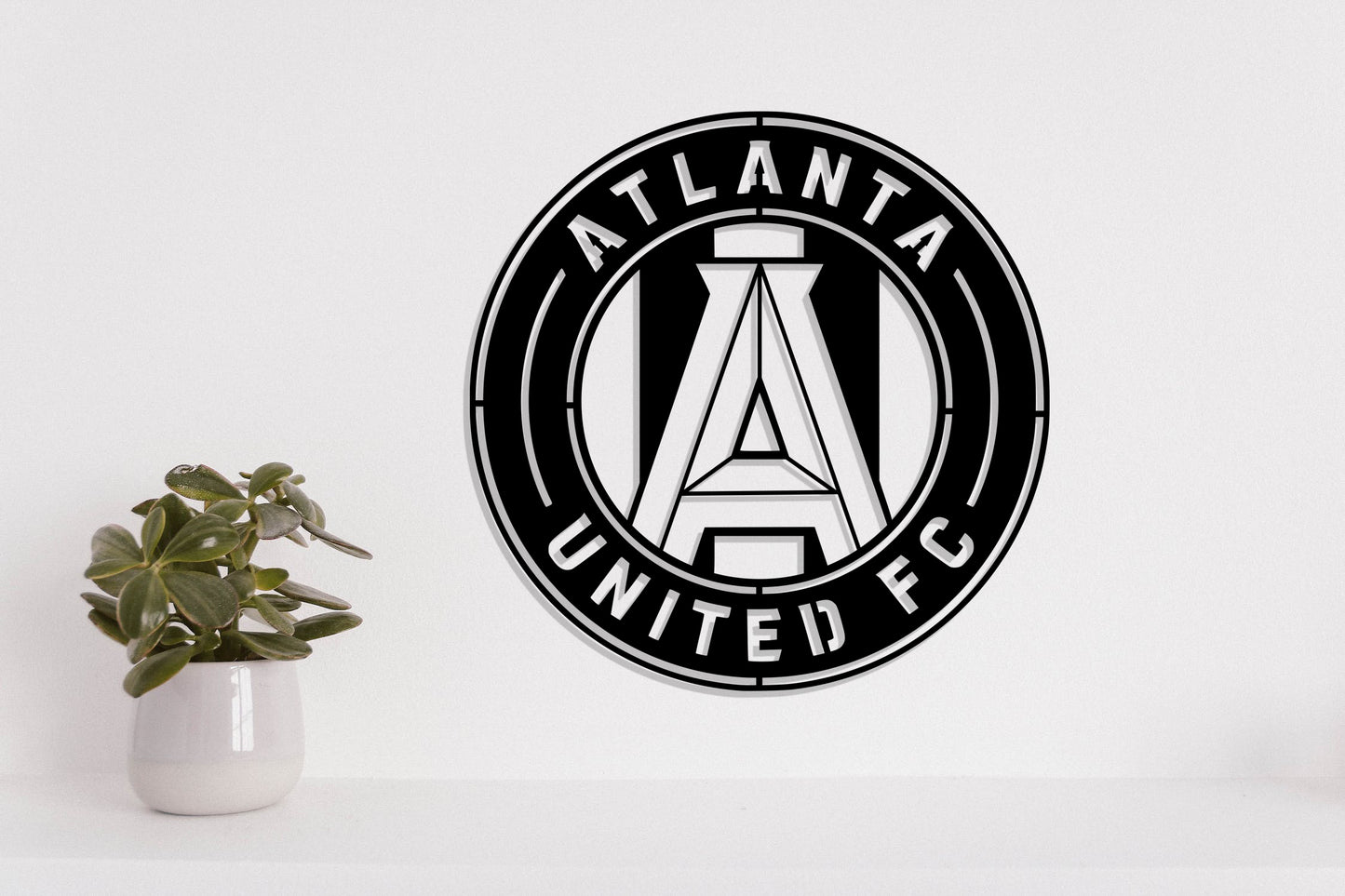 Atlanta United FC Badge Shield Metal Laser Cut files