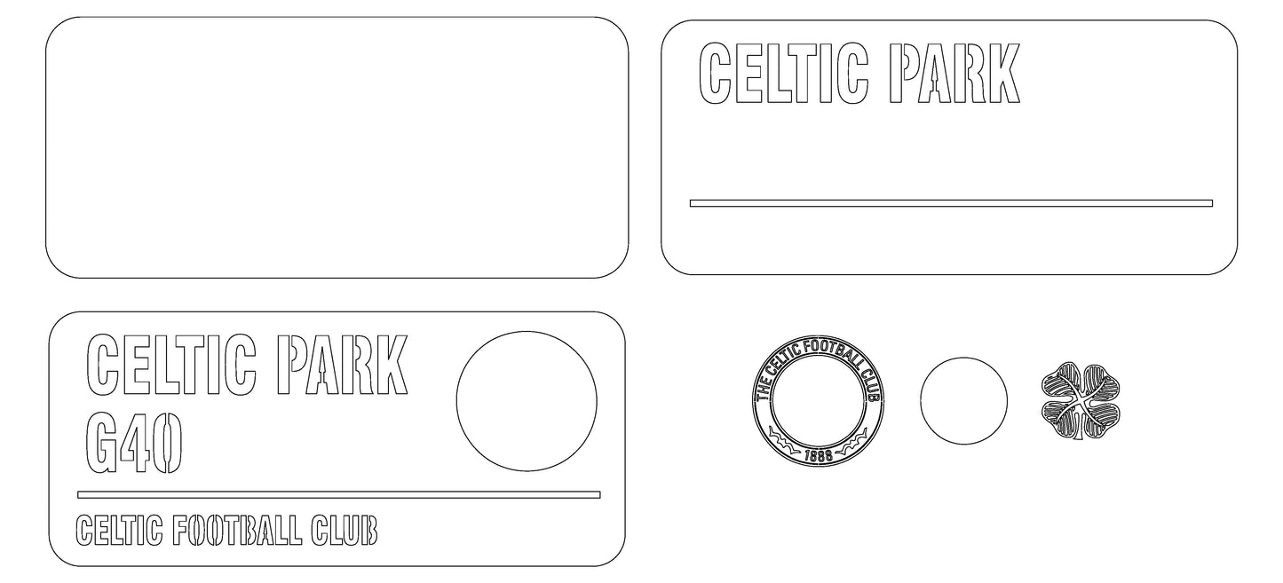 Celtic Park G40 FC Multi Layer Laser Cut files