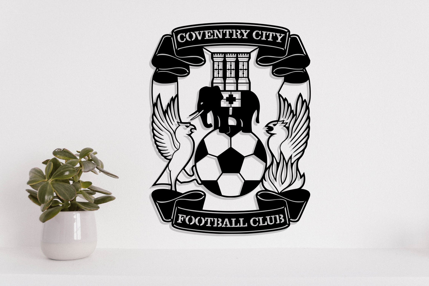 Coventry City FC Batch Shield Metal Laser Cut files svg dxg jpg png pdf ai eps