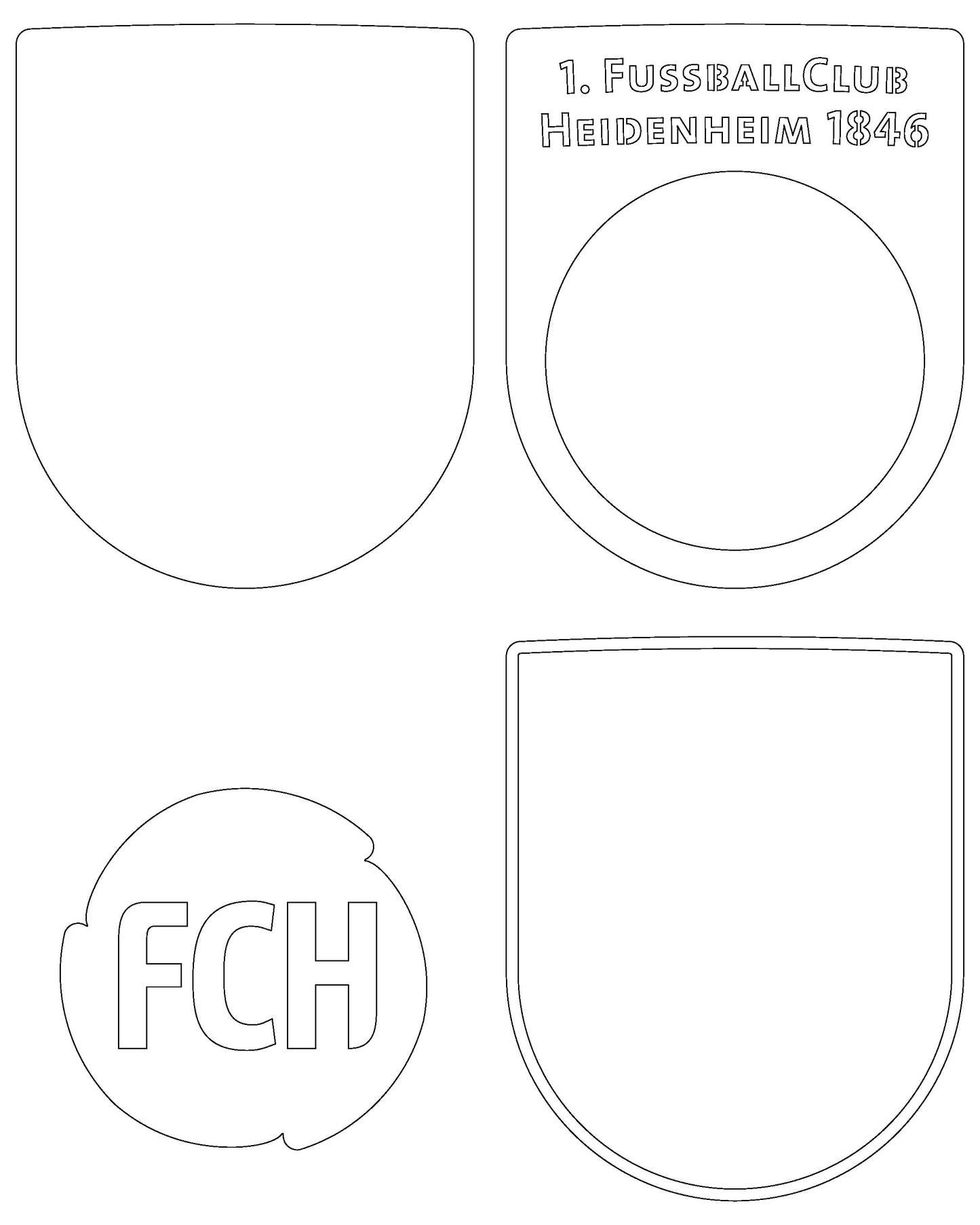 Heidenheim FC Layered Laser Cut files