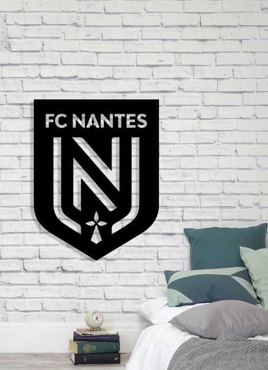 Nantes FC Badge Shield Metal Laser Cut files svg dxf png jpg pdf ai eps