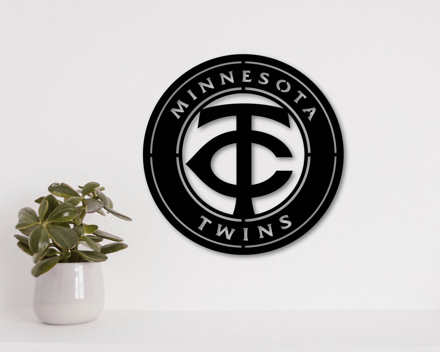 Minnesota Twins Badge Shield Metal Laser Cut file svg dxf ai png jpg pdf eps