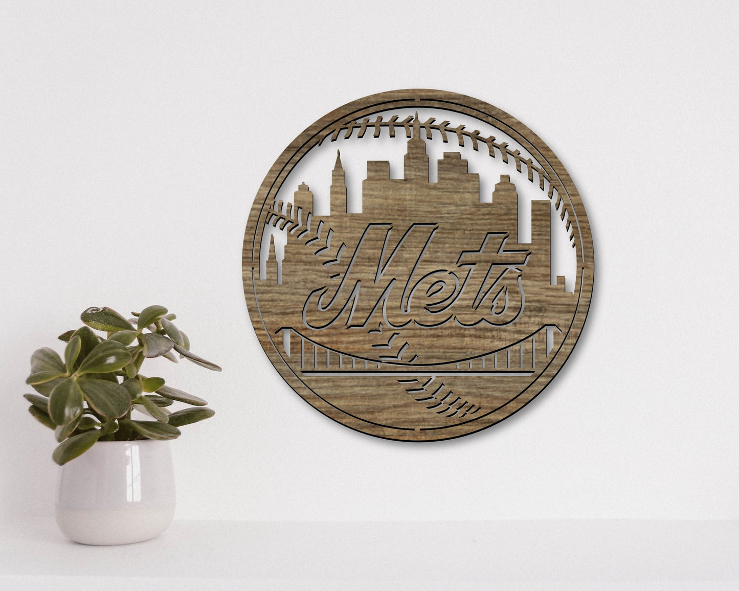 New York Mets MLB Teams Designed Logo Badge Shield Laser Cut files svg dxf ai png jpg pdf eps