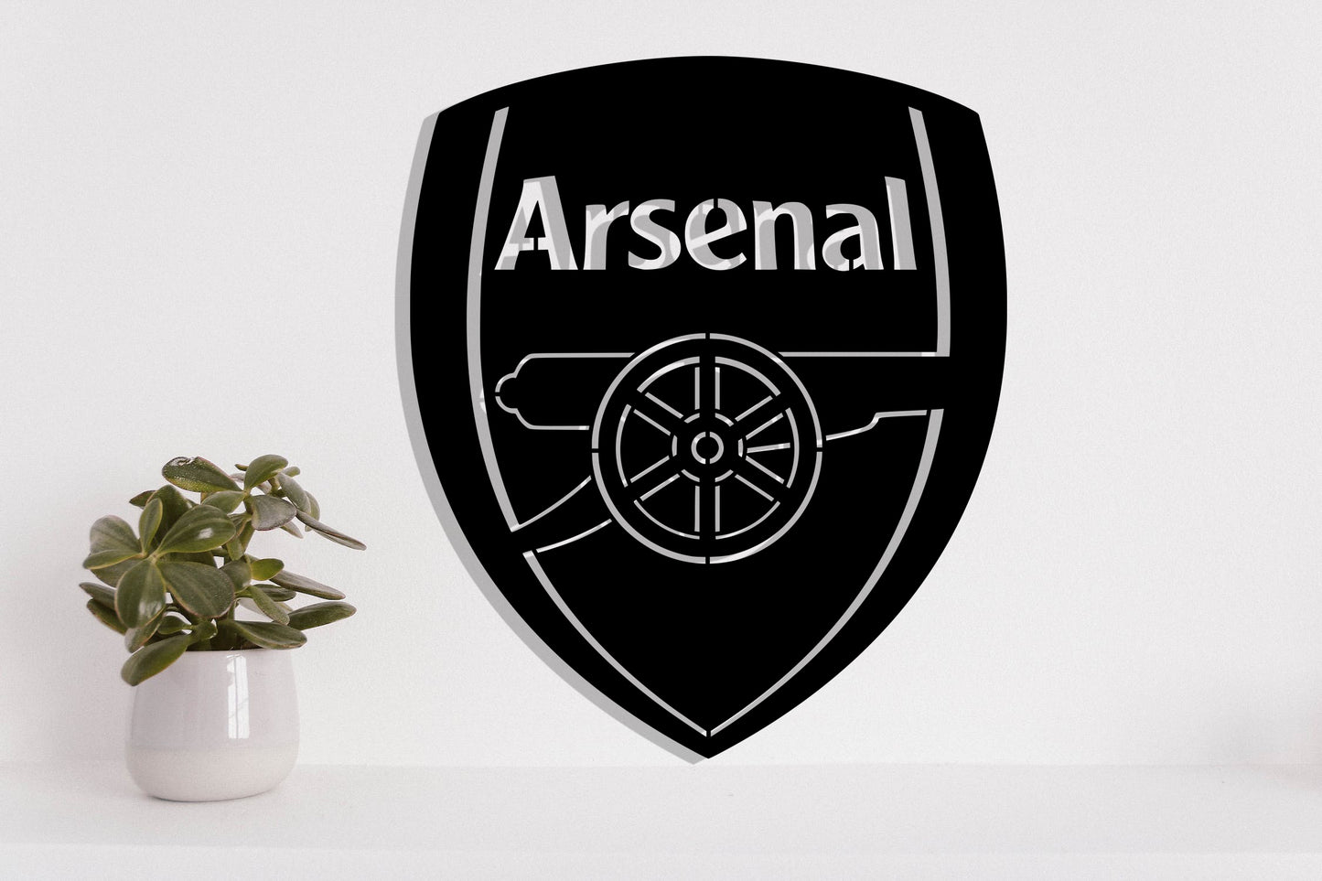 Arsenal FC Batch Shield Metal Laser Cut files