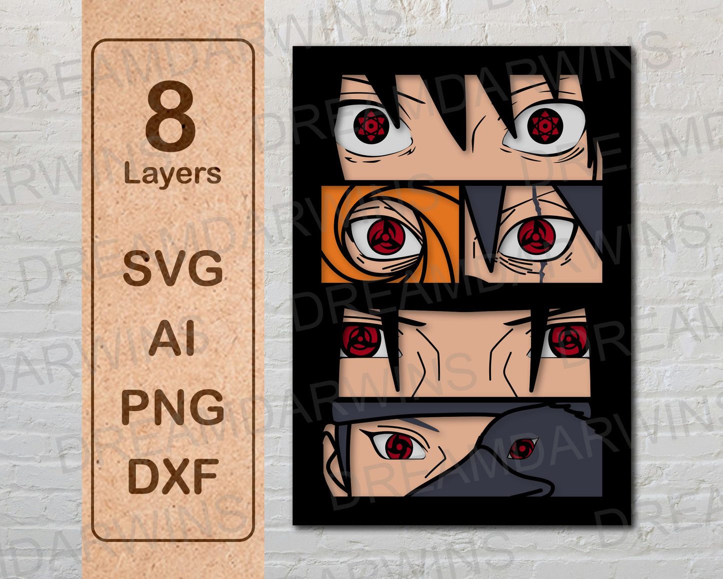 Sharigans Multilayer Laser Cut files