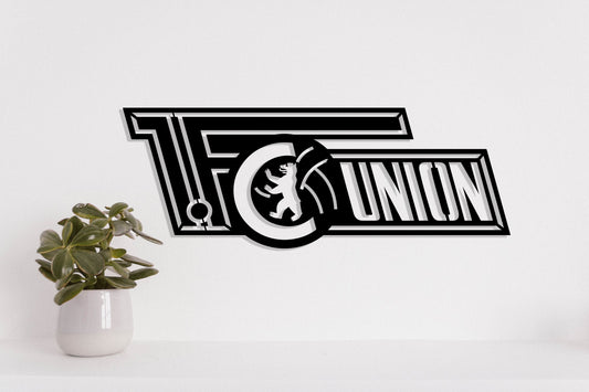 1. FC Union Berlin FC Badge Shield Metal Laser Cut file svg dxg jpg png pdf ai eps