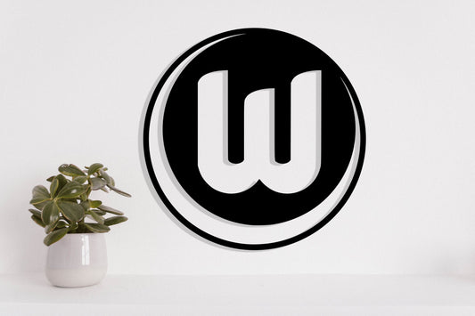 Wolfsburg FC Batch Shield Metal Laser Cut file svg dxg jpg png pdf ai eps