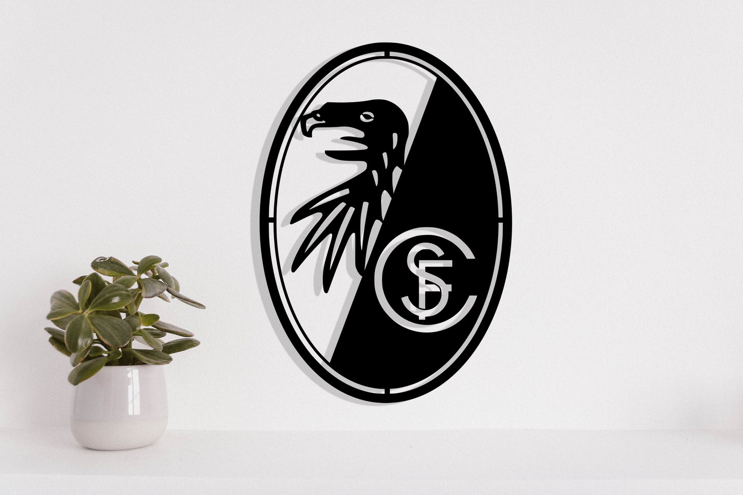SC Freiburg FC Batch Shield Metal Laser Cut files svg dxg jpg png pdf ai eps