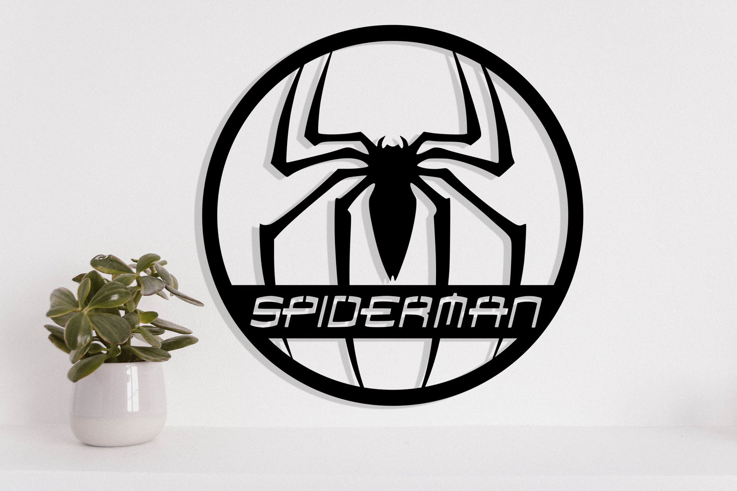 Marvel super hero Spiderman Metal Laser Cut file svg dxf ai png jpg eps pdf