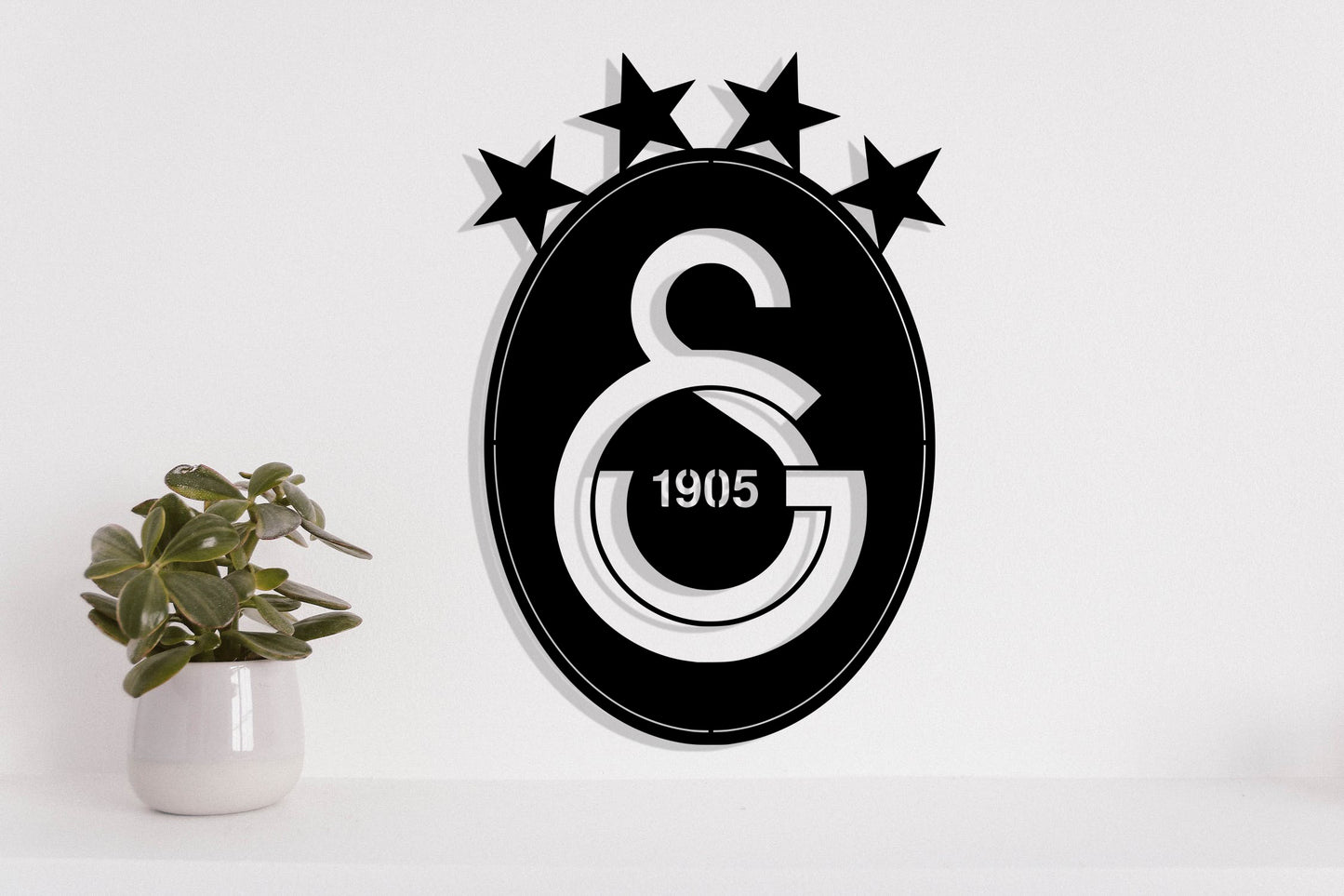 Galatasaray FC Batch Shield Metal Laser Cut files