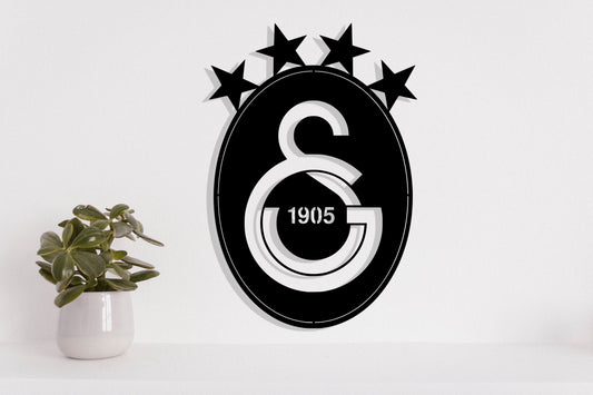 Galatasaray FC Batch Shield Metal Laser Cut files