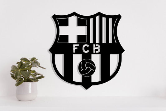 Barcelona FC Batch Shield Metal Laser Cut files