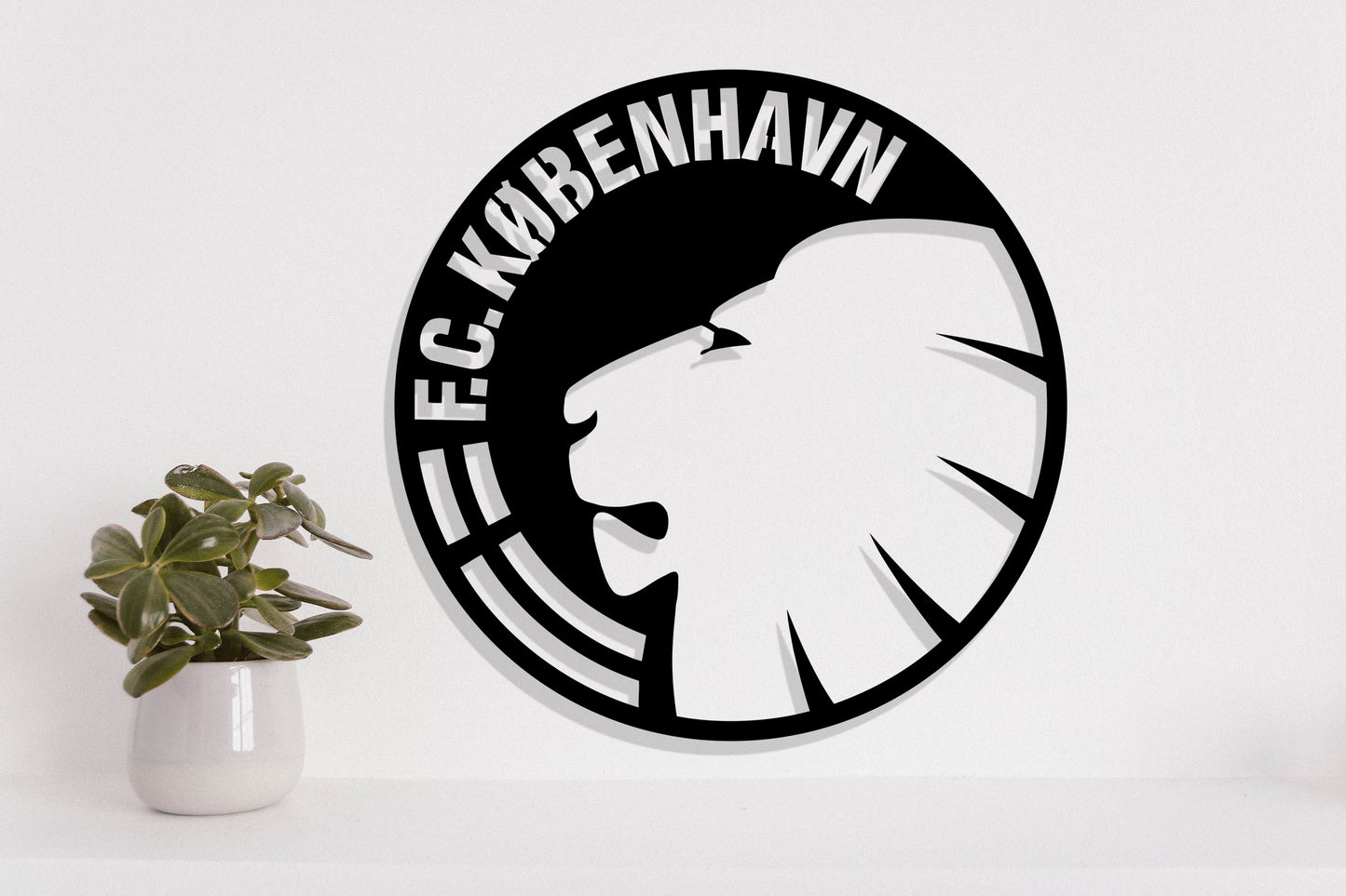 Copenhagen FC Batch Shield Metal Laser Cut files