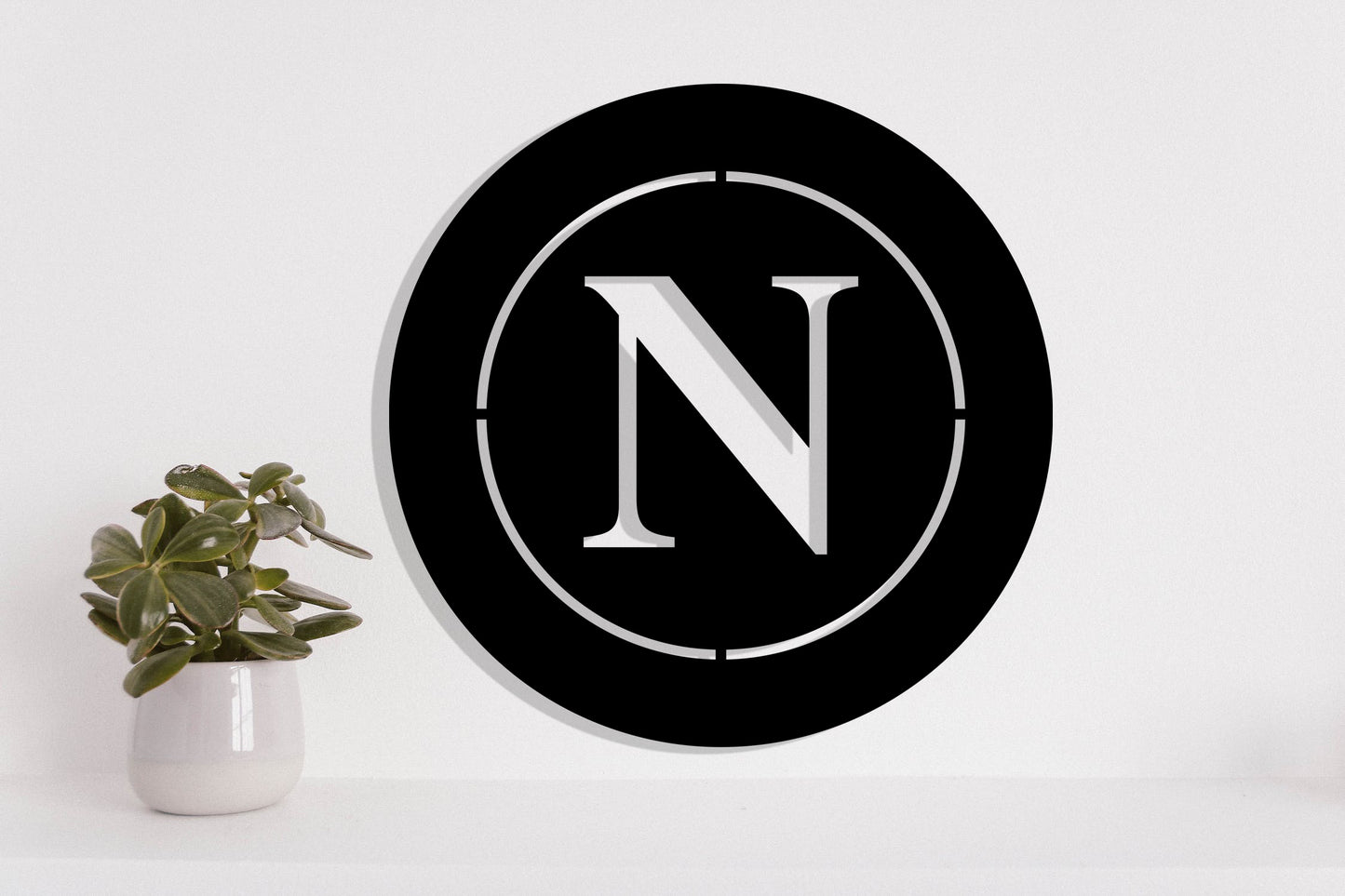 Napoli FC Batch Shield Metal Laser Cut files svg dxf jpg png pdf ai eps