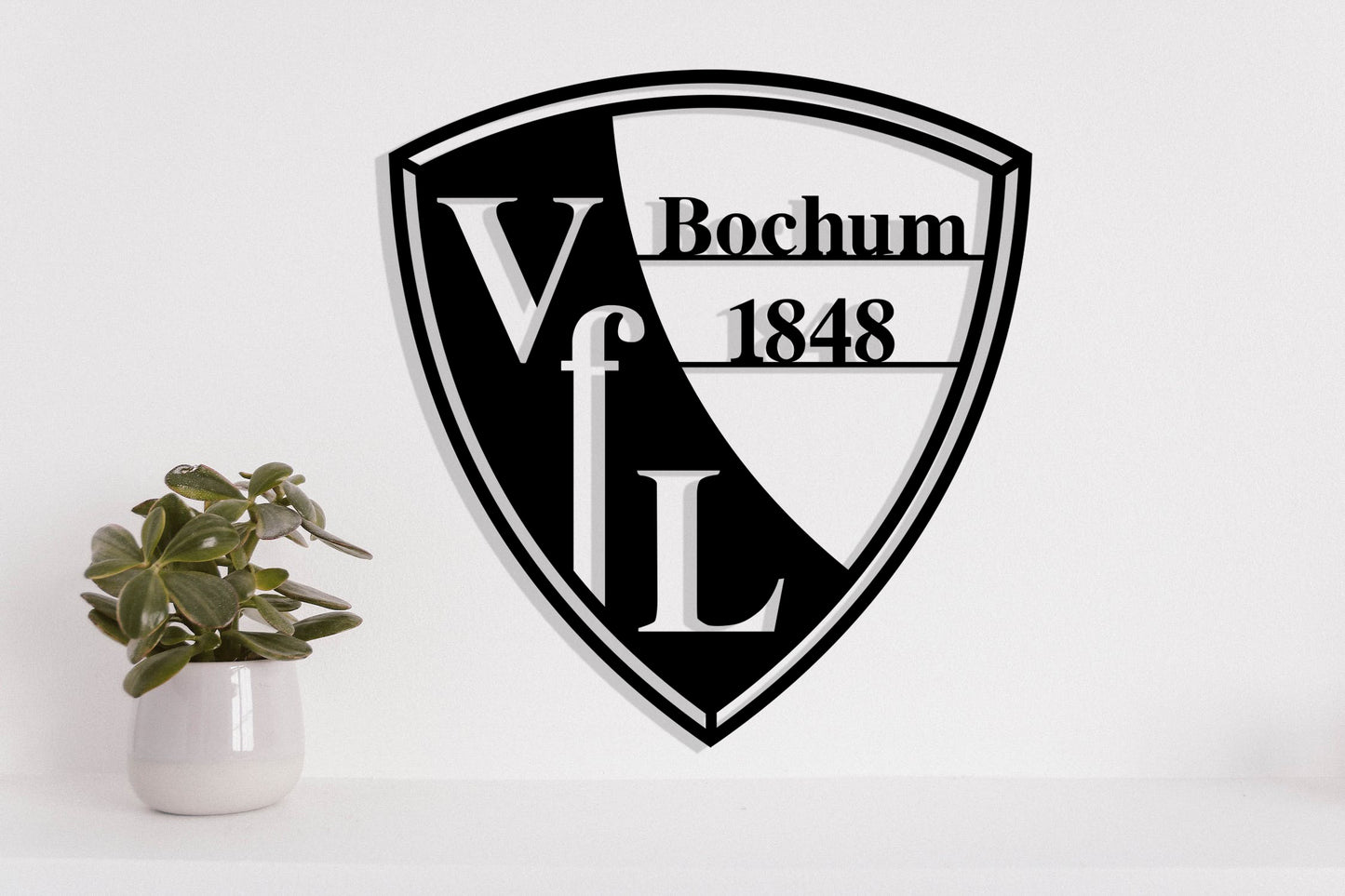Bochum FC Batch Shield Metal Laser Cut file svg dxg jpg png pdf ai eps