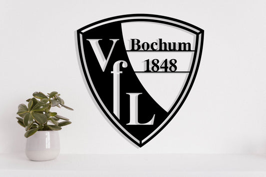 Bochum FC Batch Shield Metal Laser Cut file svg dxg jpg png pdf ai eps
